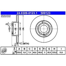 2x Bremsscheibe hinten für Seat Cordoba 6L2 Ibiza 3 6L1 4 6J5 6J1 6J8 5 | 68668