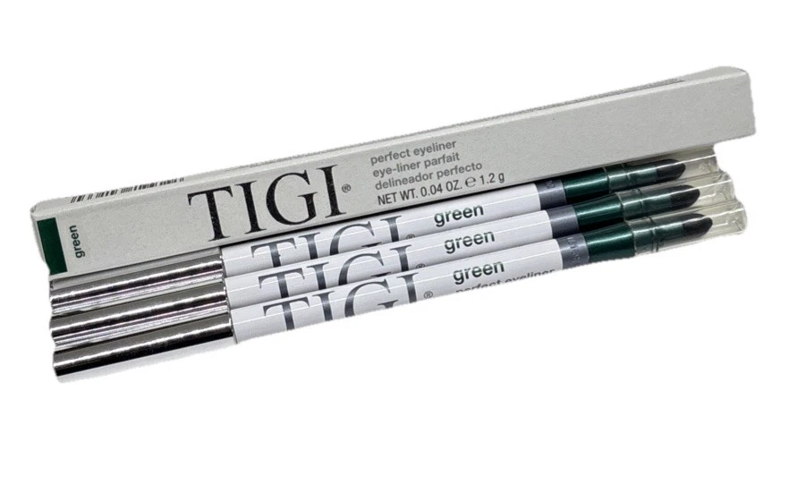 3 TIGI Cosmetics Perfect Eyeliner Green .04 oz 3 Per Order - Image 2 of 4