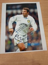 Superb Hand Signed Mark Viduka Leeds United 10x8" Photo