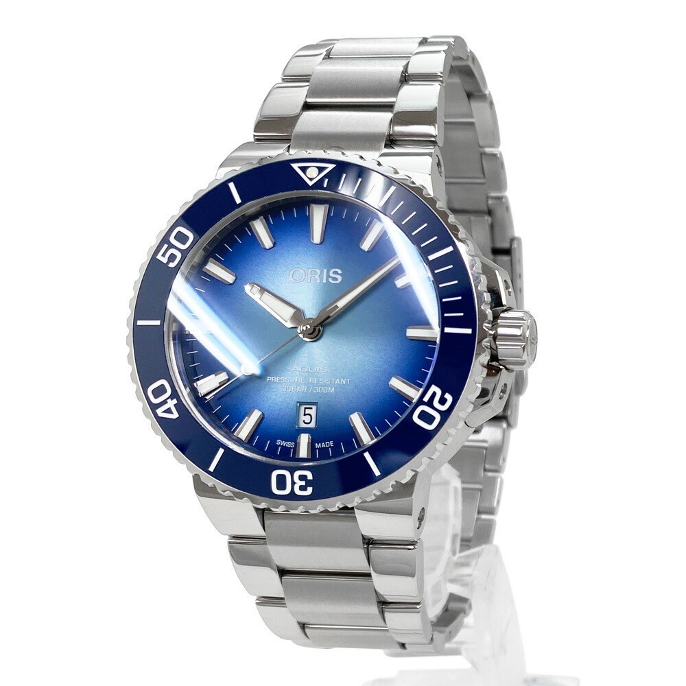 ORIS Aquis Lake Baikal 01 733 7730 4175 Blue Gradient (Ltd To 1999) From JAPAN