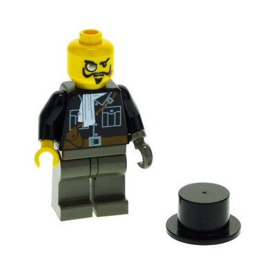 1x Lego Minifigur Adventurers Lord Sam Sinister/Baron von Barron Haken adv025