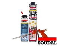 Soudal Set 1X Perimeterkleber 750Ml + 1X PU- Reiniger 500Ml + 1X Pistole Compact