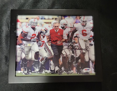 Jim Tressel 8x10 Autograph Photo PSA/DNA Ohio State Buckeyes