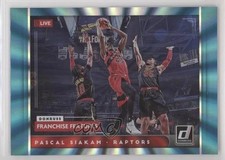 2021-22 Panini Donruss Franchise Features Holo Teal Laser Pascal Siakam #9 x5u