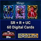 Topps Marvel Collect Mirage 26 SR+R+UC 60 Cards