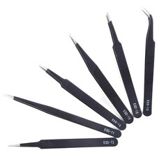 ESD 10-15 Stainless Steel Tweezers Multifunction Pliers Anti-Static Material F