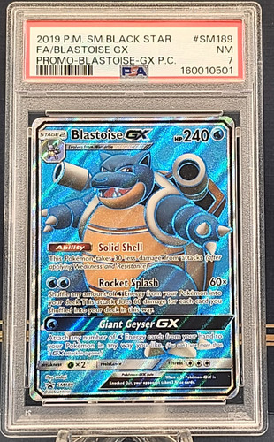 Blastoise-GX graded PSA 7 for sale on eBay