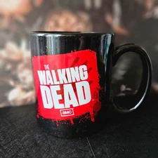 The Walking Dead ZOMBIE 20oz Coffee Mug AMC Black - Just Funky Brand