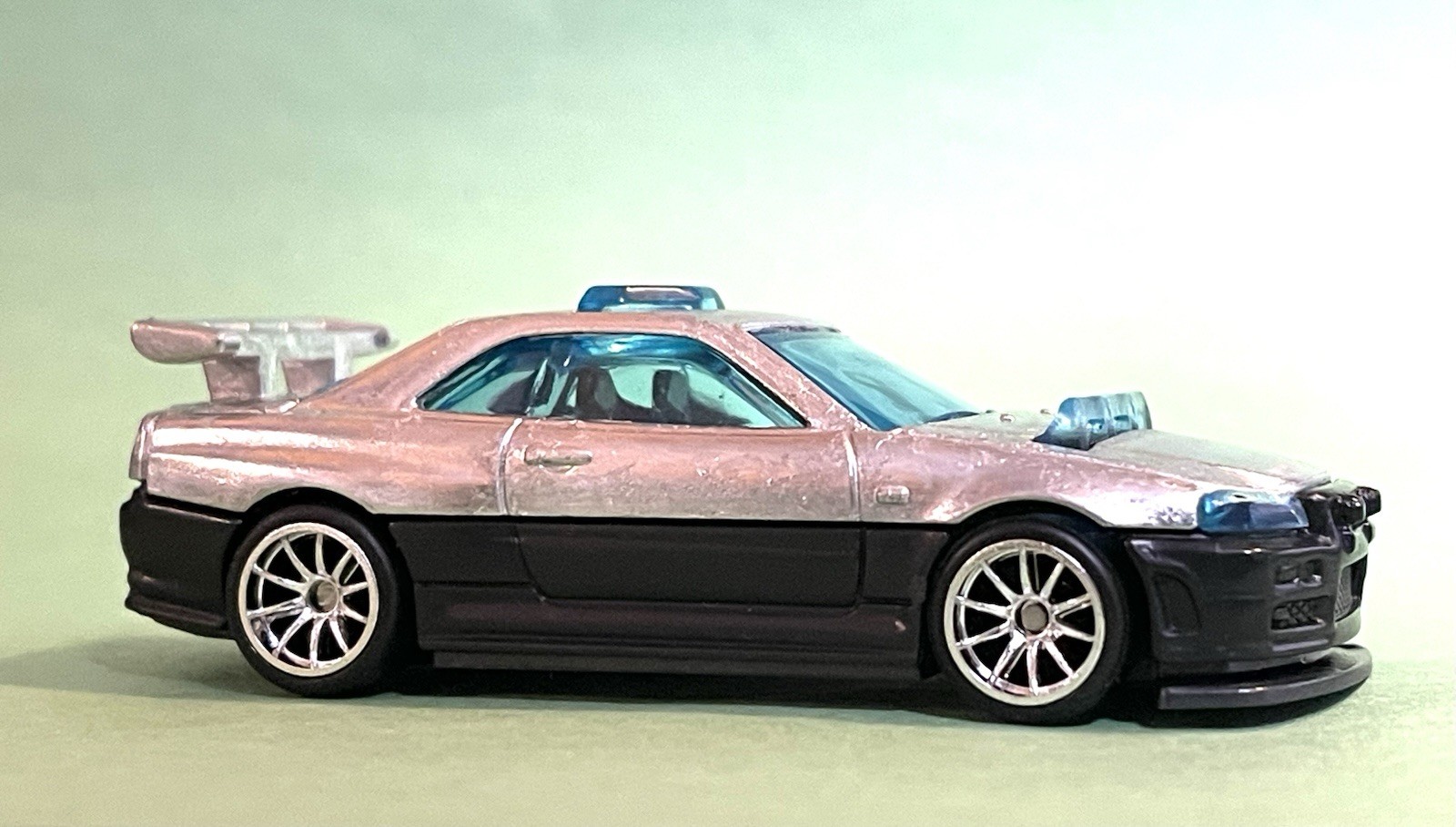 2027 New Hotwheels Nissan Skyline GTR R34 Japan Police Car Un Spun W/RRs Raw