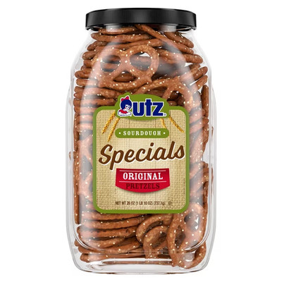 Utz Specials Pretzels 26 oz Barrel Crunchy Pretzel Twists Party Snack