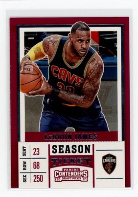 2017 Panini Contenders Draft Picks #36 LeBron James B5