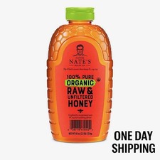 Nature Nate  s Organic Raw Unfiltered Honey 40 oz 100 Pure