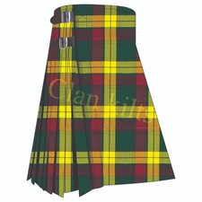 Scottish Handmade Clan Macmillan Old Modern 8-yard Highland Tartan Kilt For Men