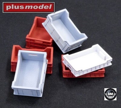 Plus Model Plastik crates / Plastik Kisten Plastikkiste 1:35 Art DP3002