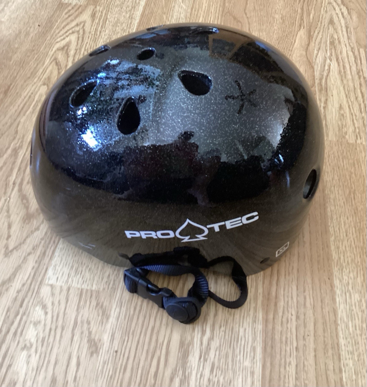 Pro-Tec Classic Cert Skate Helmet Black XL ABS Shell EPS Lin