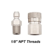 Quick Disconnect Male  Female Set 8mm 1/8 npt Thread Accessories