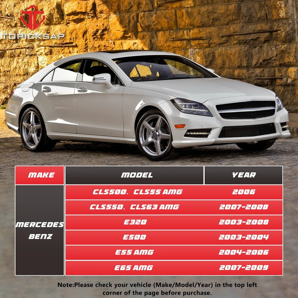 12Pcs Front Lower Control Arms Kits for 2003-2009 Mercedes Benz CLS500 550 E500 - Image 2 of 4