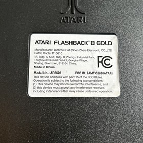Atari Flashback 8 Gold Deluxe HD Console Wireless Controllers 40th Anniversary