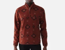 Frank And Oak Men's The Half Zip Polar Fleece Jacket Pullover M $149    1120902