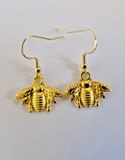 Large bumble bee earrings in a choice of 4 different colours, spring summer gift