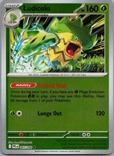 Ludicolo Reverse Holo Uncommon ME02: Phantasmal Flames 007/094 NM