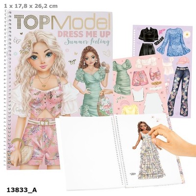 TOPModel Dress Me Up Summer Feeling Stickerbuch Kinder Mode Styling