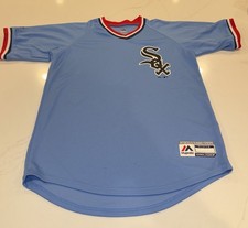 Chicago White Sox Powder Blue Youth Large Jersey Majestic