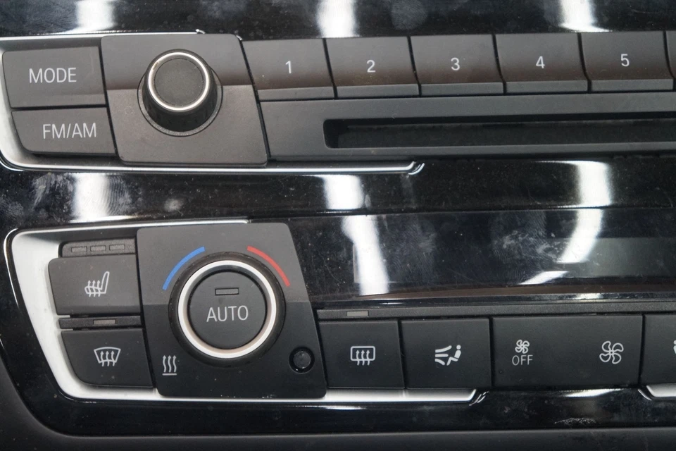 Interruptor de control de clima de aire acondicionado de radio de tablero 64119354146 61316814188 BMW M4 F82 15 Foto 3 de 4