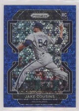 2022 Panini Prizm Tier II Blue Donut Circle Prizm 190/199 Jake Cousins #199 v9t