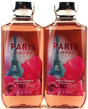 QTY 2 - Bath Body Works PARIS AMOUR Body Wash Shower Gel 10oz