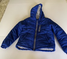 Canyon River Blues Child  s M 5/6 Blue -Gray Lining Hooded Winter Zip Jacket