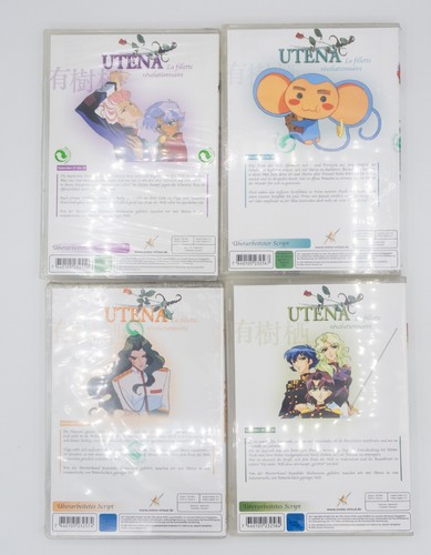 Utena Revolutionary Girl OVA Anime komplette Serie 8 DVDs - Foto 5 di 5