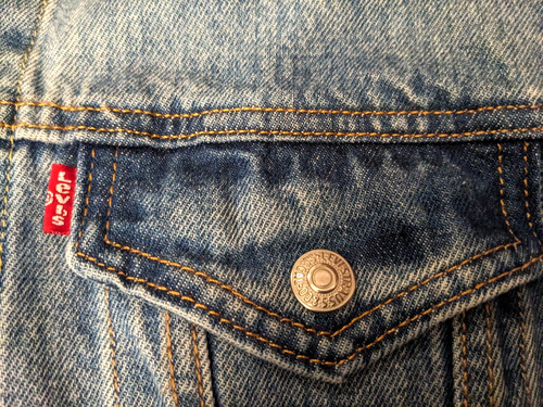 Men's Levi’s Hybrid Hoodie Trucker Jacket Light Blue Wash, Size M, NWOT - Picture 4 of 13