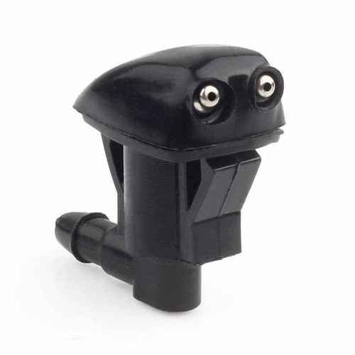 2pcs Black Car Windshield Wiper Water Jet Spray Washer Nozzle Kit Accessories, - Bild 7 von 8