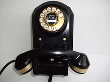 Antique  Automatic Electric 50 telephone  Art Deco Monophone 24KT Gold Beautiful