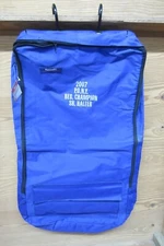 Tough 1 Heavy Denier Nylon Bridle/Halter Carrier Bag with hooks Blue