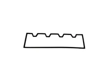 Continental TM27 & TMD27 Valve Cover Gasket TM27A00502