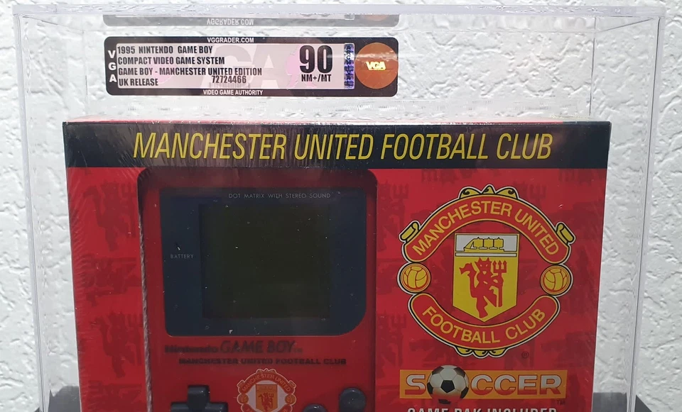 Nintendo Gameboy VGA 90 scellé 1995 Manchester United Edition Game Boy Wata - Photo 3/4