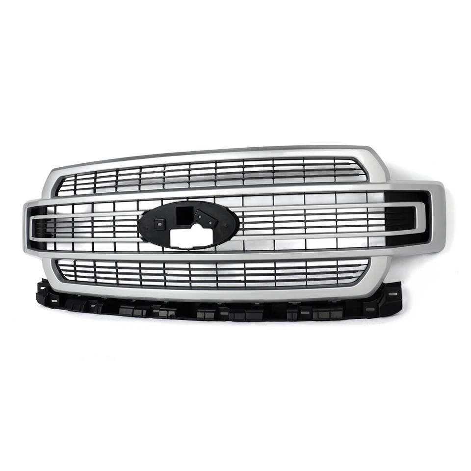 UX Ingot Silver Front Bumper Grille For 2018 2019 2020 Ford F-150 F150 Limited - Image 4 of 4