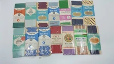 Vintage Wrights Trimtex Seam Binding Tape Rick Rack Lace Ribbon Trim Lot 155