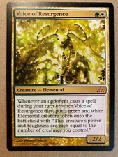 MTG 1x Voice of Resurgence Dragon's Maze Modern Magic the Gathering Card x1 LP