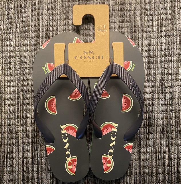 coach zak flip flop