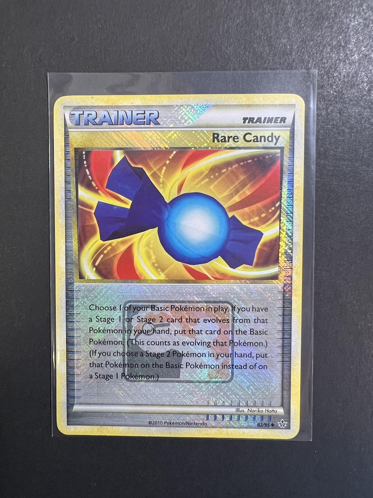 1x Pokemon TCG Rare Candy HGSS Unleashed Trainer 82/95 League Promo Holo NM/M