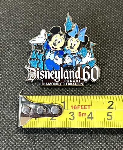 2X Disneyland Resort 60th Diamond Celebration Disney Trading Pin & Lanyard Set - Picture 11 of 14