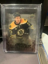 2017-18 UD Black Lustrous Onyx Charlie McAvoy 08/25 Boston Bruins  #LRCM  RC