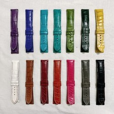 Custom Watch Straps, Leather Watch Band for Men, Quick Release Buckle Deployment