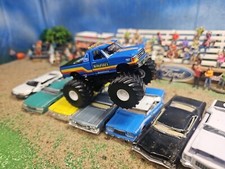 1990 Ford F-350 Monster Truck Bigfoot 9 1/64 Greenlight Kings Of Crunch 4x4