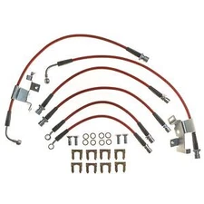 Powerstop Brakes BH00162 Brake Hose Line Kit   Performance, Front And Rear,