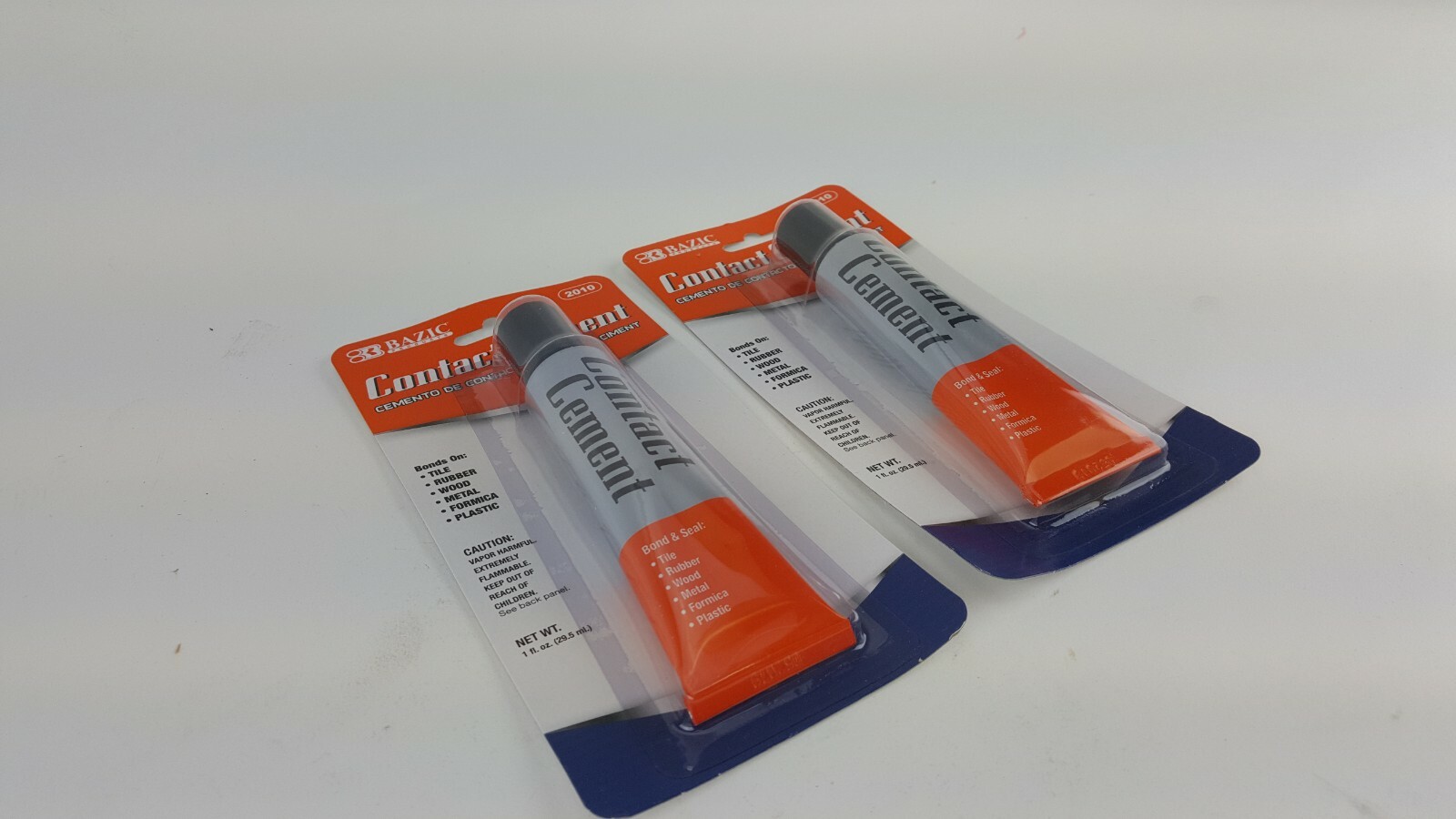 2 PACK LOT CONTACT CEMENT GLUE TILE RUBBER WOOD METAL FORMICA PLASTIC