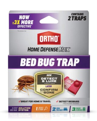 Ortho (2-Pack x 10) Home Defense Max Bed Bug Traps 20 Total Traps Save 57%!